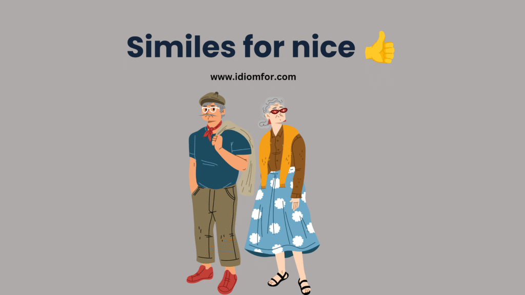 Similes for nice