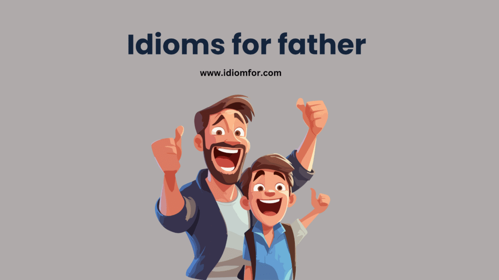 Idioms for father