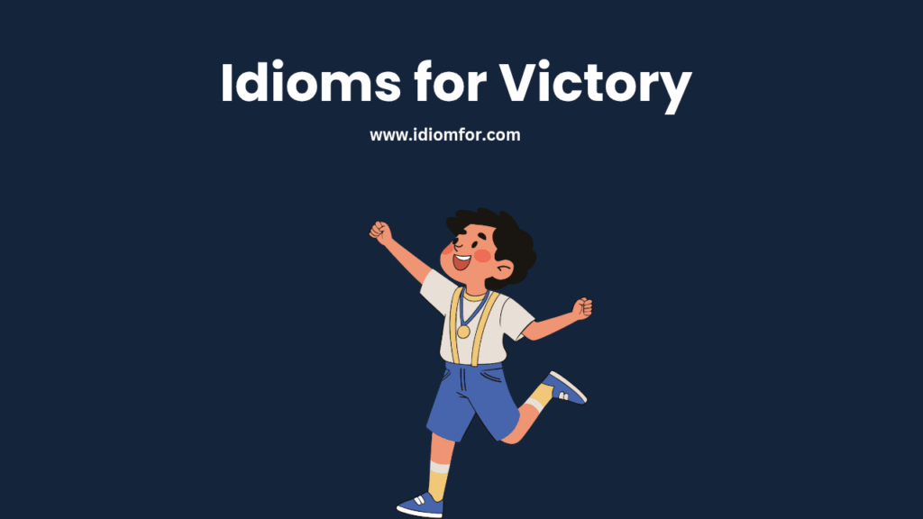 Idioms for victory