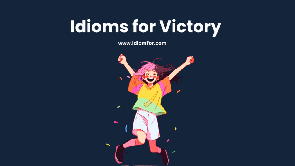 Idioms for victory