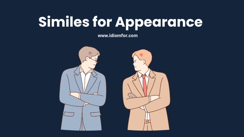 Similes for appearance